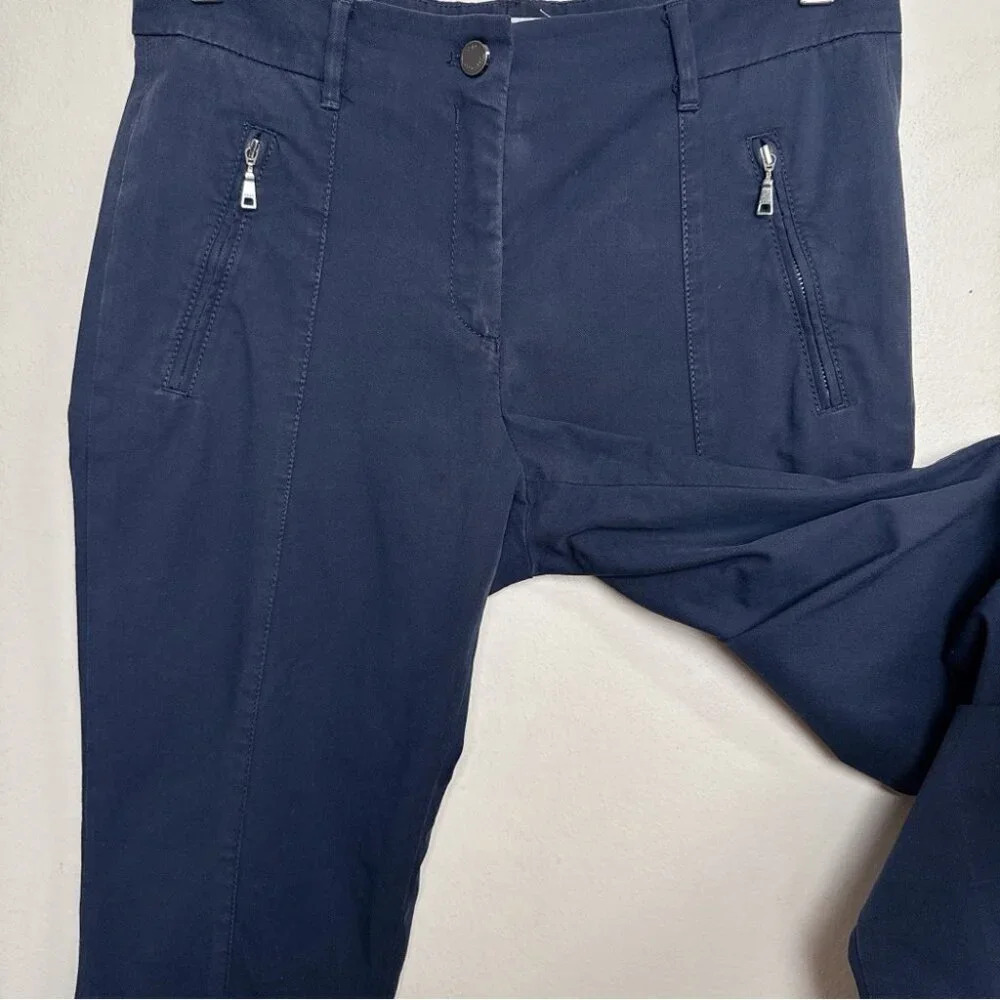 BRAX Womens 29 Malia Mt Zip Navy Pant - Picture 6 of 14